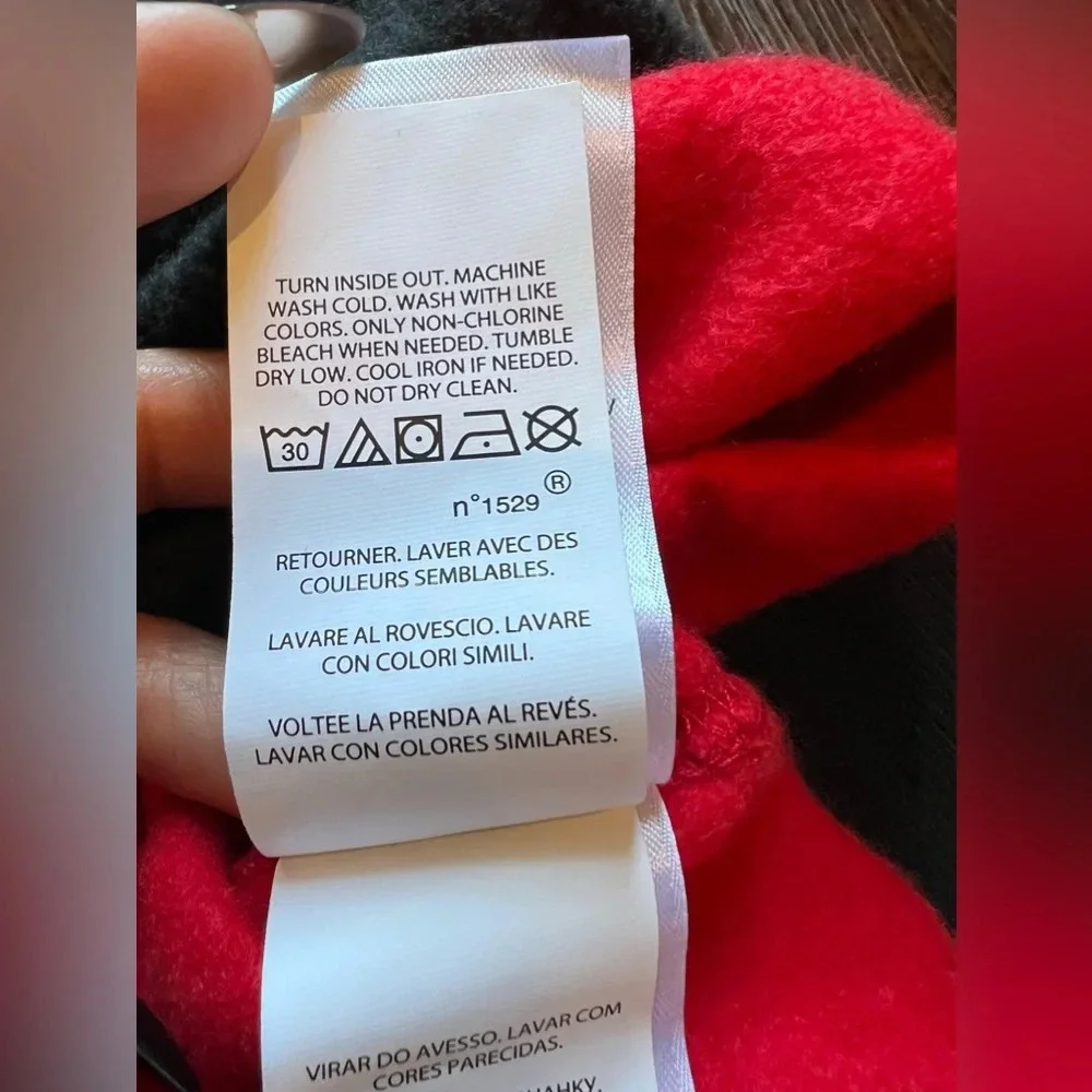 Polo Ralph Lauren Womens Color Block Logo Hoodie Black/ Multi Pullover Size M - Picture 12 of 14